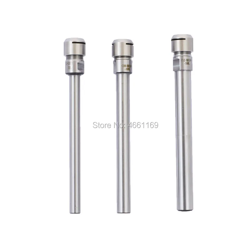 1 удлинитель с прямым хвостовиком CNC C6 / C8 C10 C12 C16 C20 ER11MS ER11 100L 150L цанговый патрон