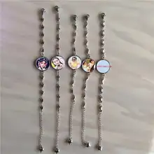 Сублимация браслеты для Женская мода сердце крест теплообмена пустой браслет ювелирных изделий 5 видов стилей