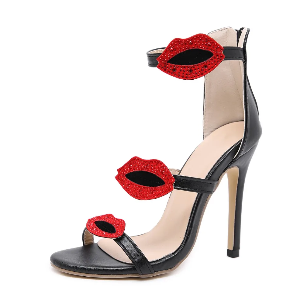 Red kiss heels Clearance