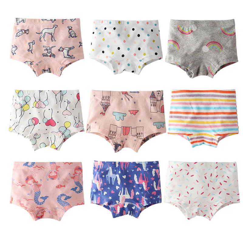 

3pcs/lot Kids Underwear for Girls Cartoon Print Teen Underwear Cute Children Panties Soft Skin Comfortable Boxer Baby Clothes