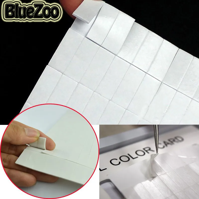 

BlueZoo 260pcs Sponge Double-sided Adhesive Fixing Sticker For Nail Multi-Purpose Adhesive Glue Clay Sticker Display Color Card