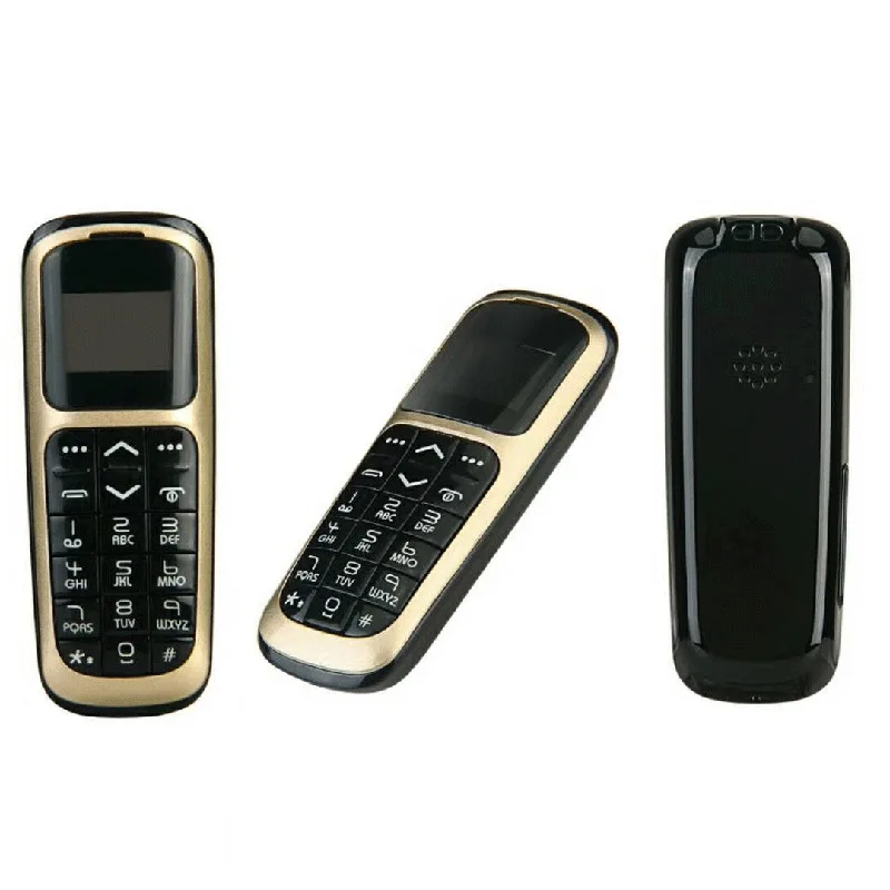 MAFAM Quad Band Bluetooth Dialer Mini teléfono móvil 0,66 pulgadas tarjeta SIM única FM Radio teléfono móvil (no es compatible con tarjeta de memoria)