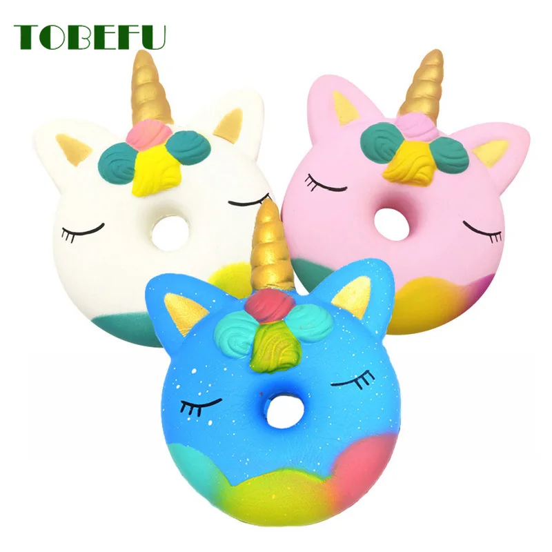 

TOBEFU Unicorn Smooshy Mushy Poopsie Squishy Slow Rising Animal Squishies Squeeze Toys for Adults Gift