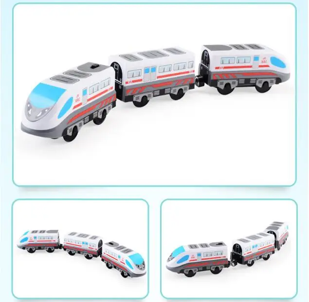 Детские дешевые игрушки дистанционное управление RRC поезд набор локомотив Tele управление высокоскоростной поезд для деревянных железных дорог трек игрушки