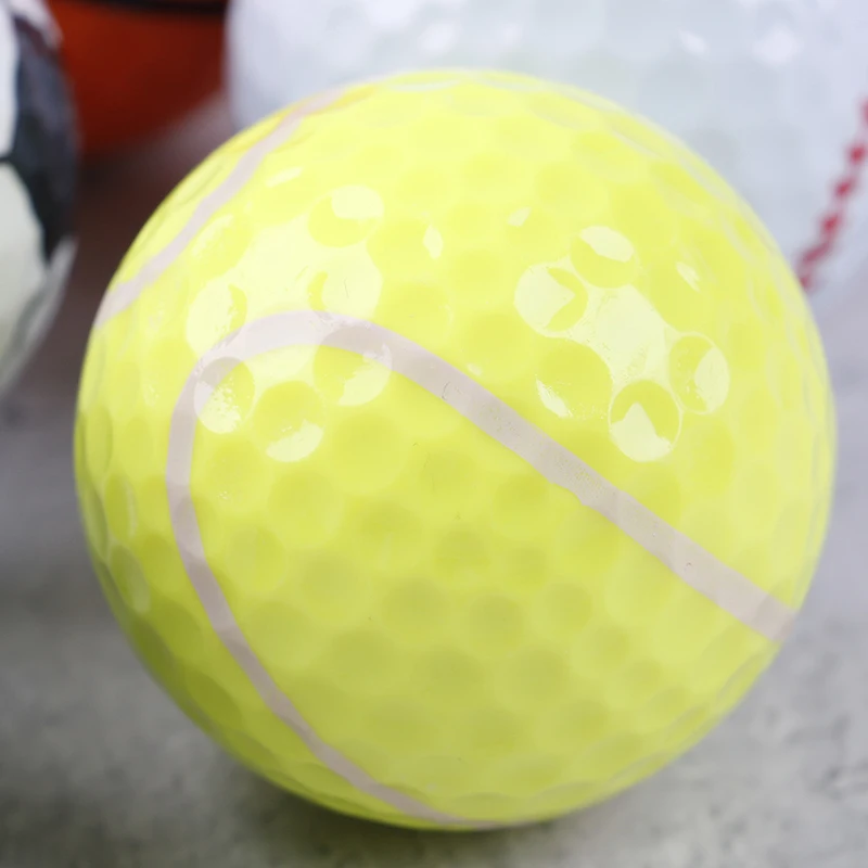 6 шт. мячи для гольфа новый двойной мяч из двух частей мяч оборудование для гольфа Футбол Баскетбол Настольный Теннис Бейсбол
