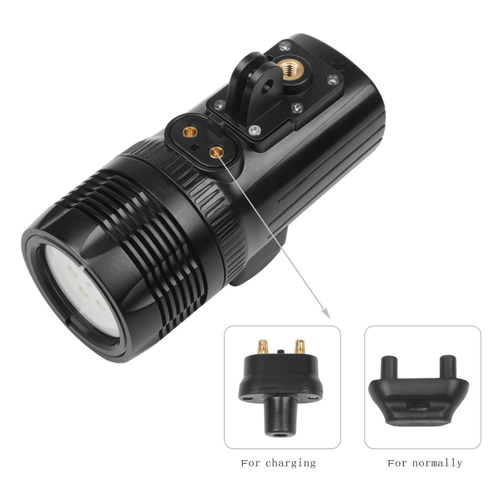 

XTGP460 Bright Accessories Rechargeable Led Dimmable Outdoor Waterproof Action Camera Diving Light Photo Studio For Gopro Hero