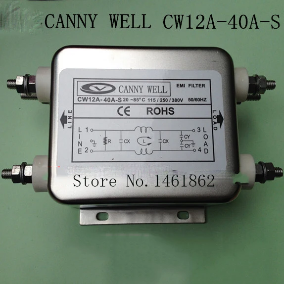 CW15E-10A-T EMI AC 10A силовой фильтр 110-250 В электрооборудование адаптеры питания |