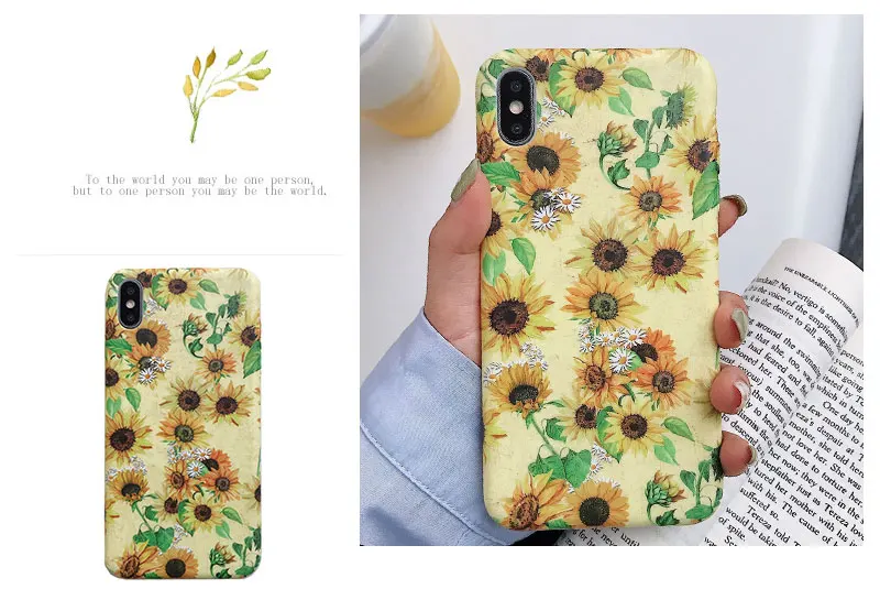 Silicone Flower Case For iPhone 8 8plus 7 7 Plus Phone Case For iphone 6 s 6s Plus X XR XS Max Cases Cover Coque Capinha Funda (15)