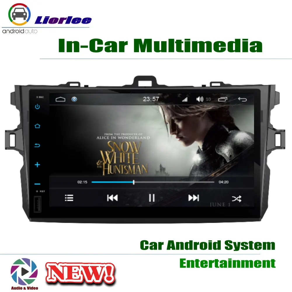 Sale Car Android Player For Toyota Corolla (E140) Sedan 2006~2013 9" IPS LCD Screen GPS Navigation System Radio Audio Video 3