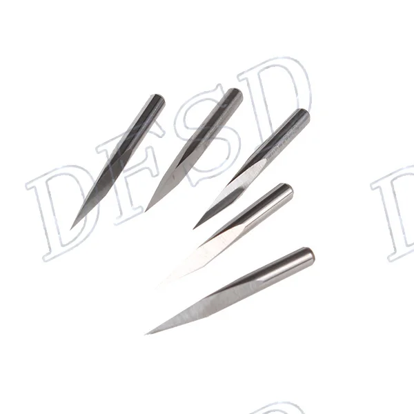 

50Pcs 15 Degree Carbide Steel CNC Router Tool Pyramid Engraving Bits Jade Copper