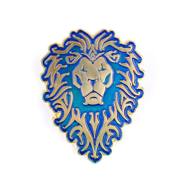 new 4 styles game wow alliance lion horde badge emblem collectiblej