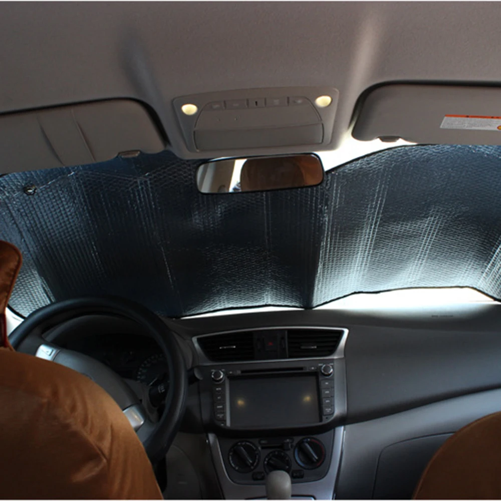Козырек от солнца из алюминиевой фольги 130 х60 см|windshield cover|visor carcar accessories sun |