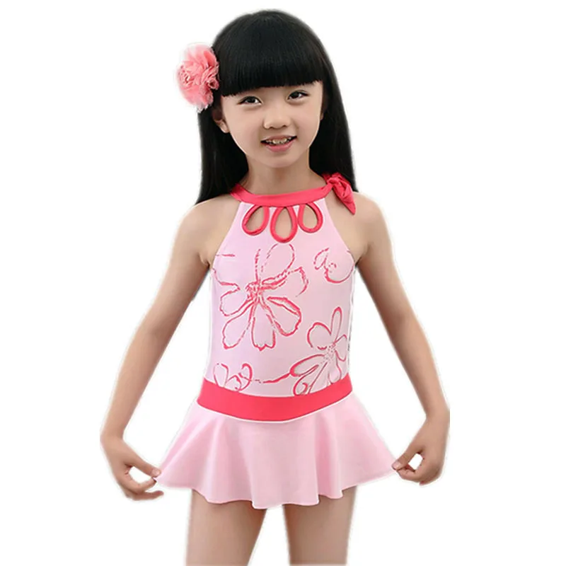 GI FOREVER Children One Piece Suit Girl Hollow Out Swimwear 2018 Summer ...