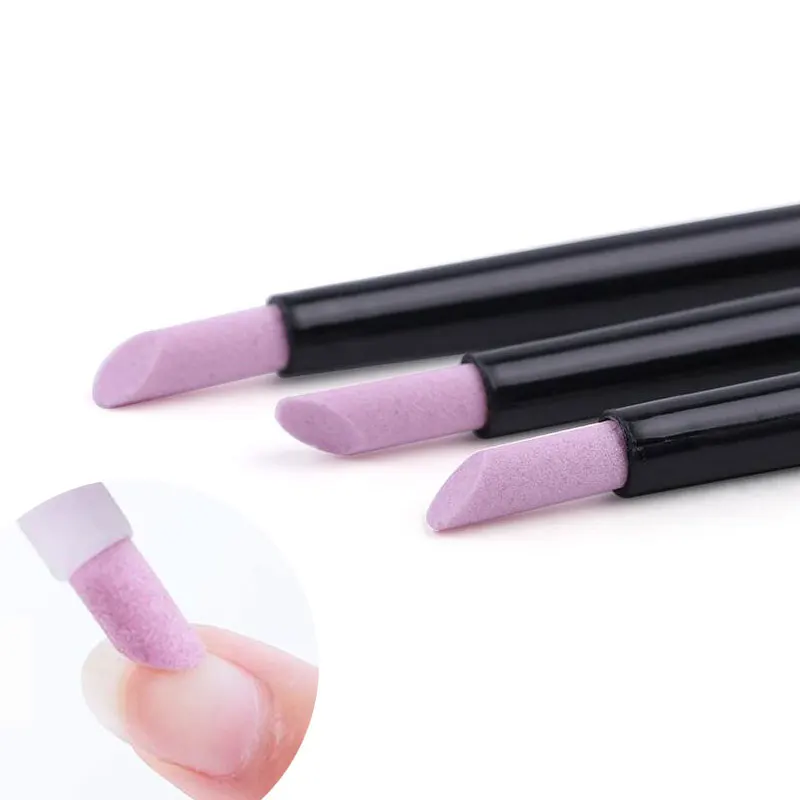 

1Pcs Nail Gel Stone Nail File Sanding Cuticle Remover Trimmer Buffer Pedicure Manicure Tools Makeup Nail Care Pen