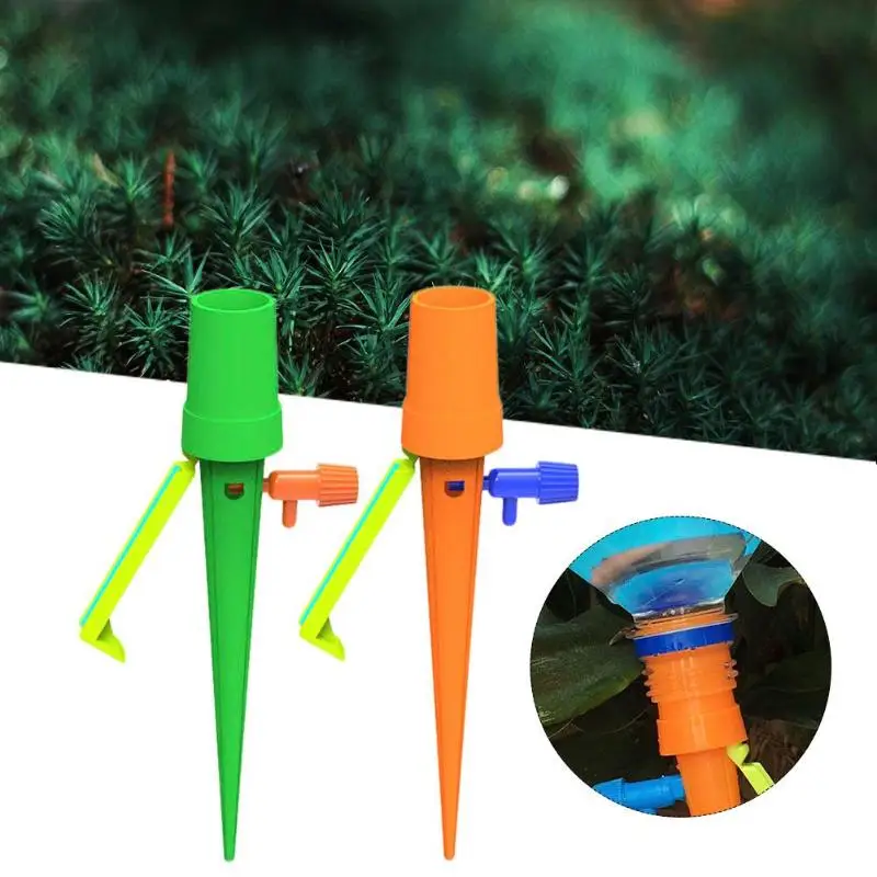 

Auto Drip Irrigation Watering System Automatic Watering Spike for Plants Flower Indoor Household Waterers Bottle Dripping Device