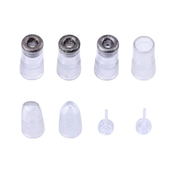 

6pcs Replacement Heads Diamond V Face Massage Tips For Microdermabrasion Machine Skin Rejuvenation Nose Blackhead Pores Acne