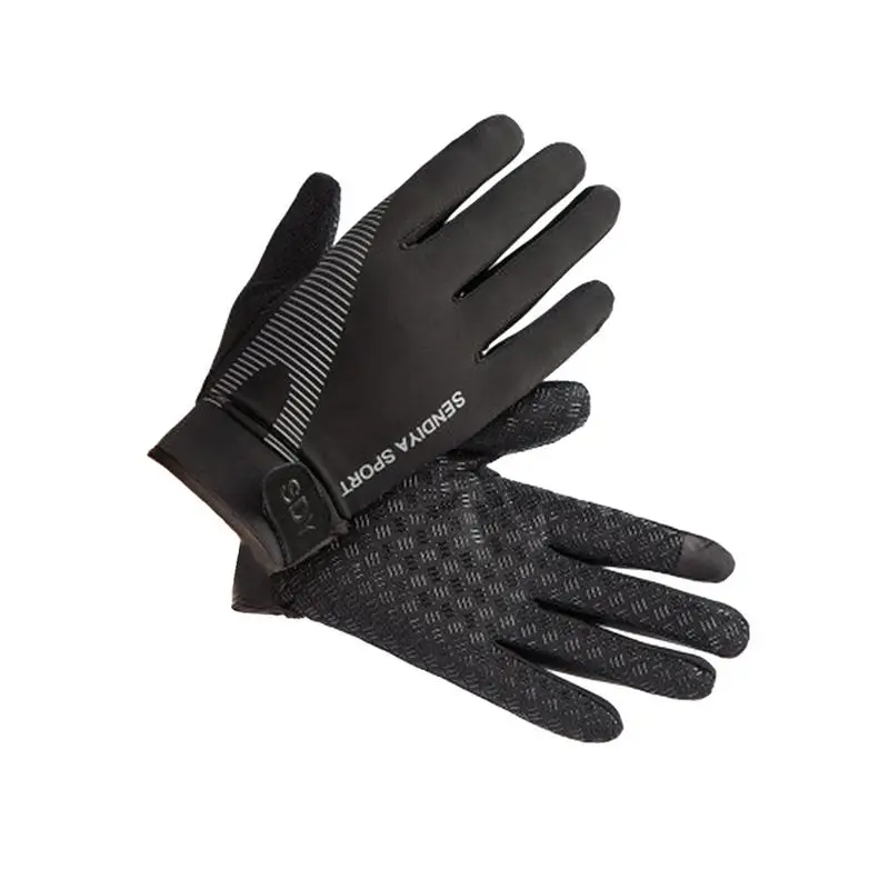 

2018 cycling gloves, breathable touch screen anti-skid fitness outdoor sports all refer to male and female general gloves