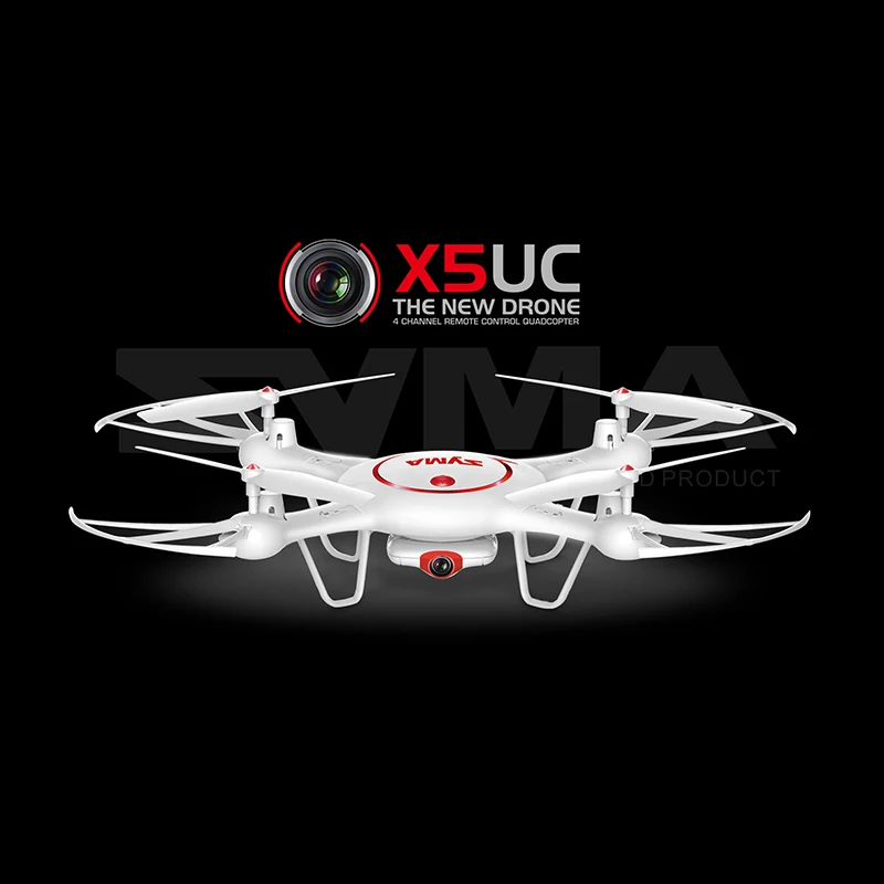 SYMA X5UC Drone With 2MP HD Camera Helicopter Height Hold One Key Land 2.4G 4CH 6-Axis RC Quadcopter VS X5SW | Игрушки и хобби
