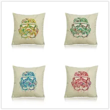 2016 Krieg der sterne Sofa Leinen Kissen 45×45 cm Dekorative Auto Kissen Fall Decor Frohe Weihnachten Party Geschenk stil