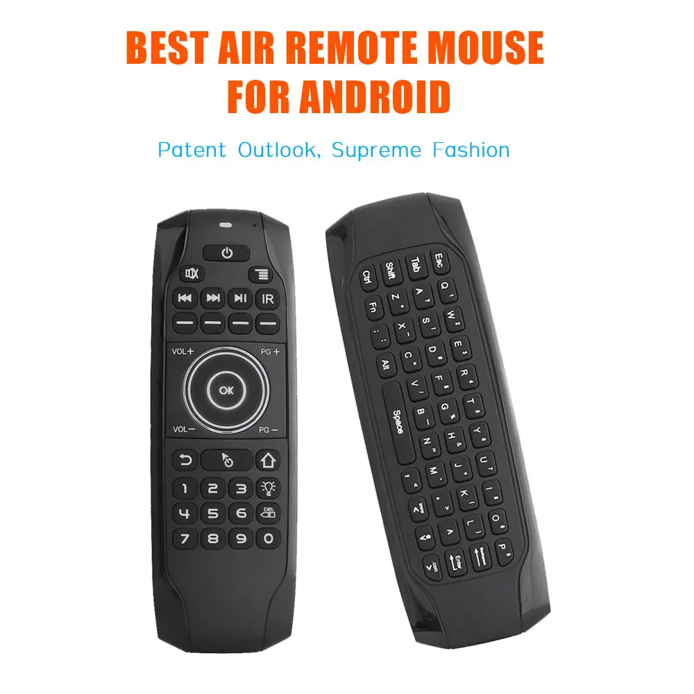 Беспроводная мини клавиатура с подсветкой Air Remote Mouse 5 кнопок ИК обучающая Мини