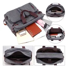 14 дюймов мужской женский рюкзак для ноутбука сумка рюкзак стильный Тетрадь сумка Черный, серый цвет хаки Кофе Бизнес диагональный