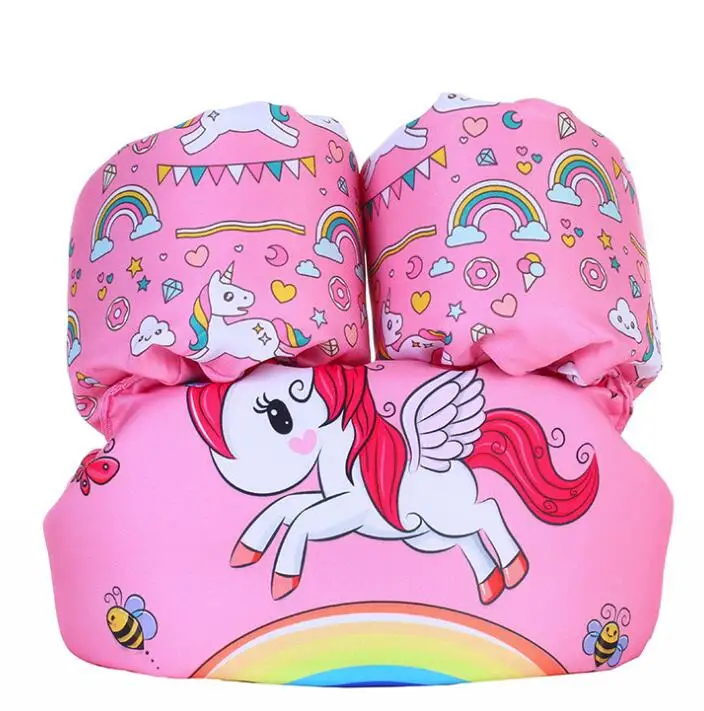 Unicorn Для детей от 2 до 6 лет нарукавники для плавания Круг Baby Плавание жилет Плавание тренер спасательный жилет, куртка дети Плавание костюм кольцо Плавание ming бассейн аксессуары - Цвет: Unicorn