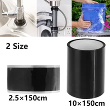 2 size152 * 10cm 152*2.5cm super forte fibra à prova dsizeágua fita parar vazamentos selo reparação fita desempenho auto fix fita adesiva