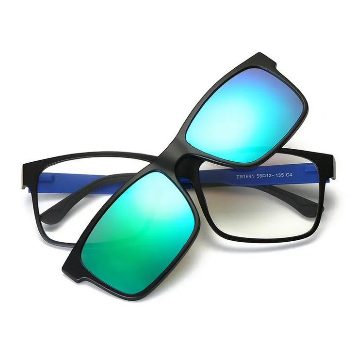 Buy Include Frame Polarized Clip On Sunglasses Men Clips Night glasses