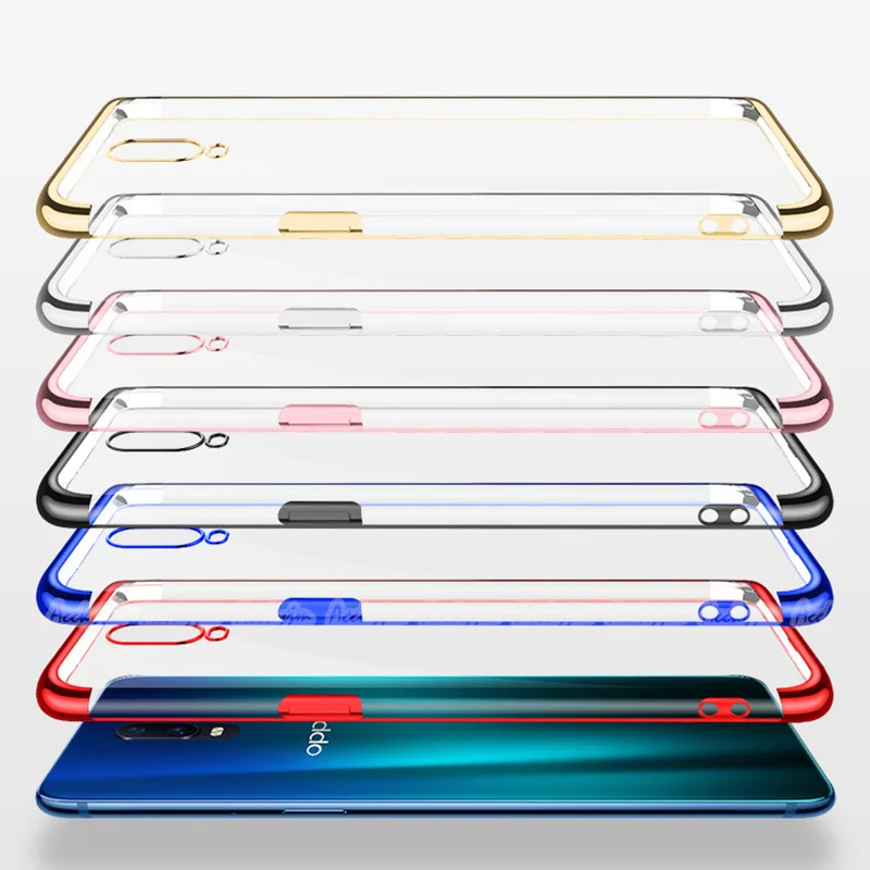 Роскошный чехол UVR из ТПУ с покрытием для OPPO R15X RX17 Neo мягкий A3S K1 полная защита