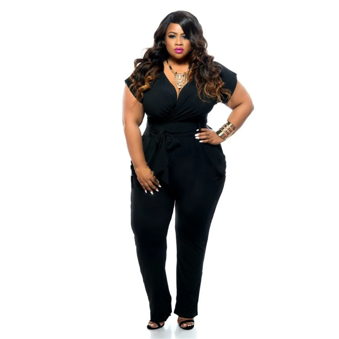 Plus Size Jumpsuits And Rompers For Women XXXL Summer Casual Short ...