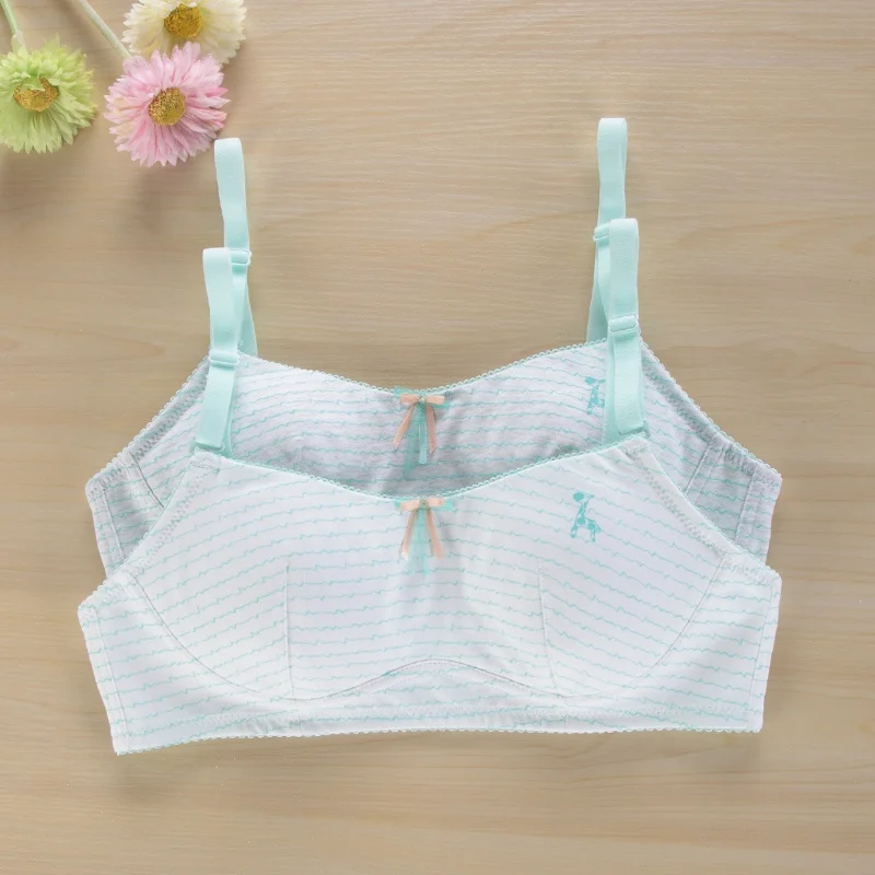 Girls Bra Fashion Young Girls Training Bra Comfortable Teenage Underwear