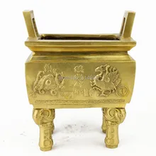 FengShui Античная китайская латунь BAODING/Китайская латунь DING