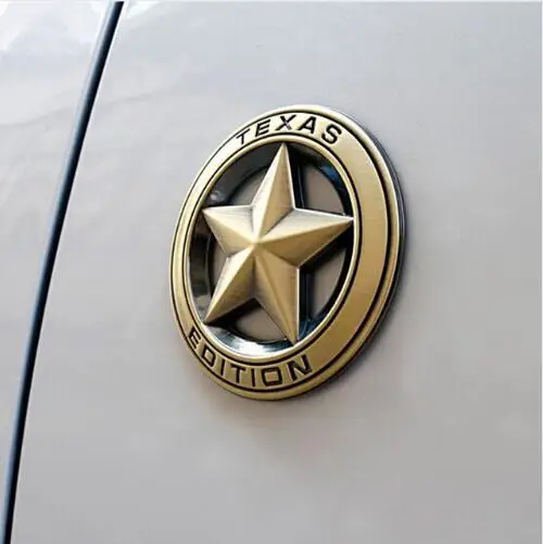 

TEXAS EDITION Metal Car Sticker Logo Emblem Badge Car Styling Sticker For Universal Cars Motorcycle Decorative Accessorie