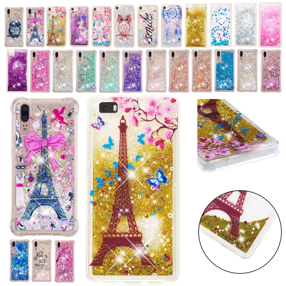 

Love Heart Liquid Phone Case For Redmi 5 5A 4X Note 5A 4X Xiaomi 5X Quicksan Glitter Cute Soft Back Cover Shining Cases