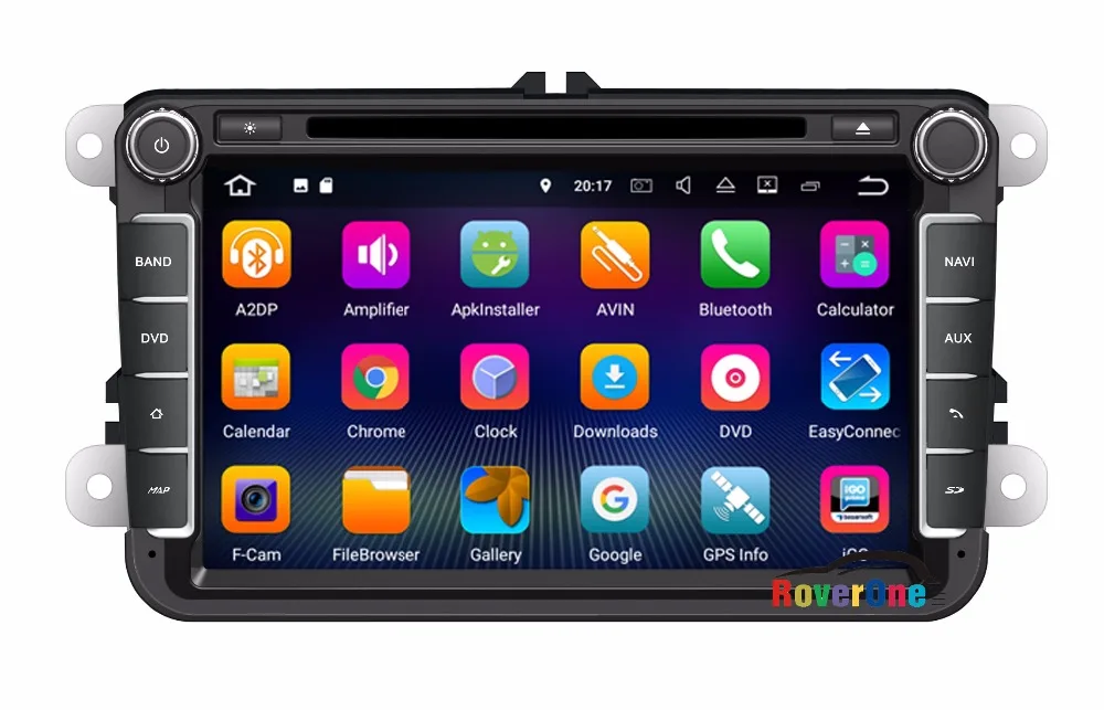 Top For Skoda Fabia Octavia Combi Limousine Superb Yeti Patrick Android 7.1 Car DVD Radio Stereo Multimedia Navigator HeadUnit 1