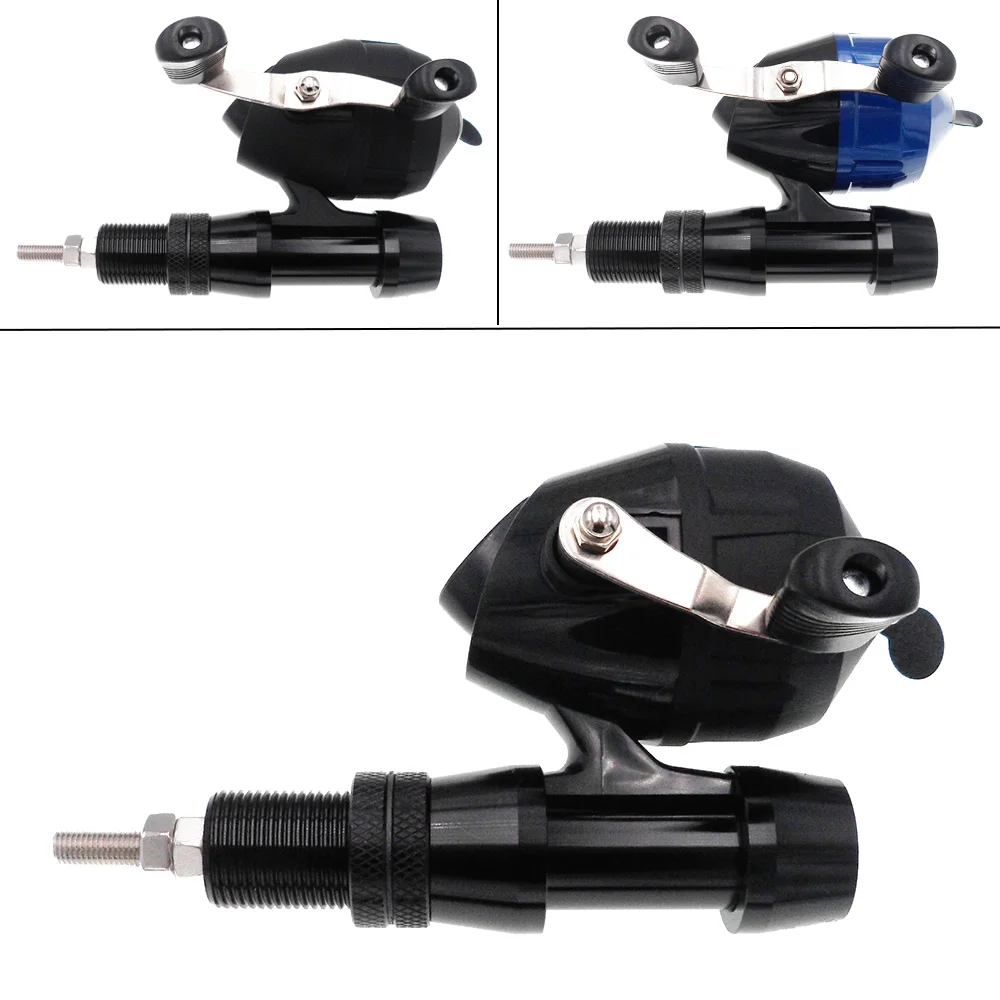 

Bow Slingshot Fishing Combo Archery Spinning Spincast Reel Model 20S with Dyneema Line + Black Fishing Reel Seat