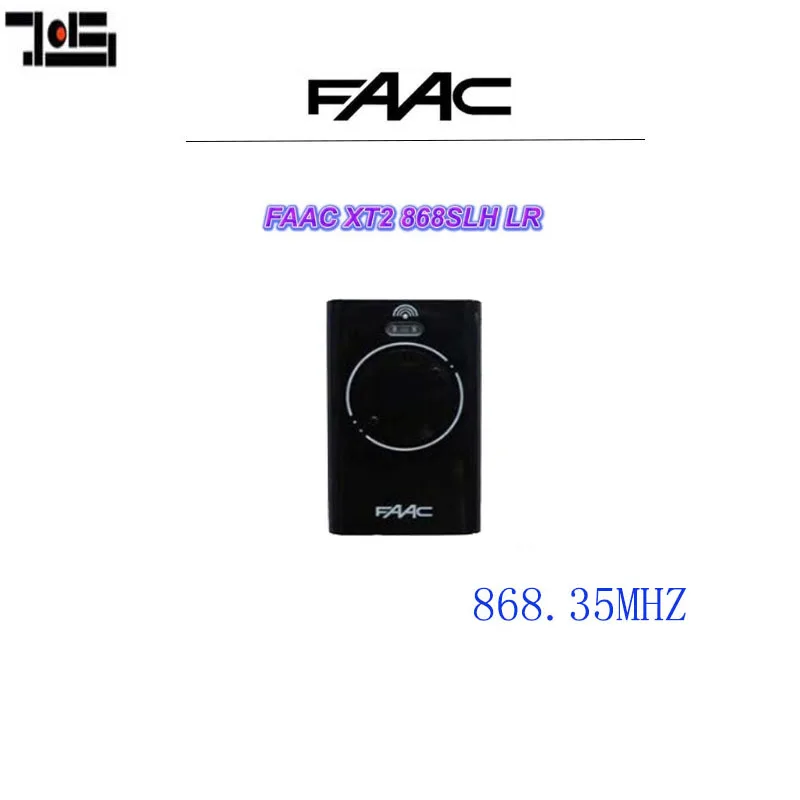 

FAAC XT2 868 SLH LR Remote Control 868,35MHz Rolling code black