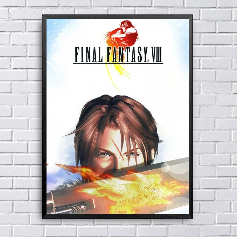 Final fantasy игра плакат напечатанная Картина на холсте стены искусства домашний Декор без рамки - Цвет: 4