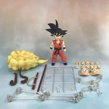

Son Goku Dragon Ball Z Shf Movable Young Goku Vegeta 14CM Action Figure Model Toy GIFT