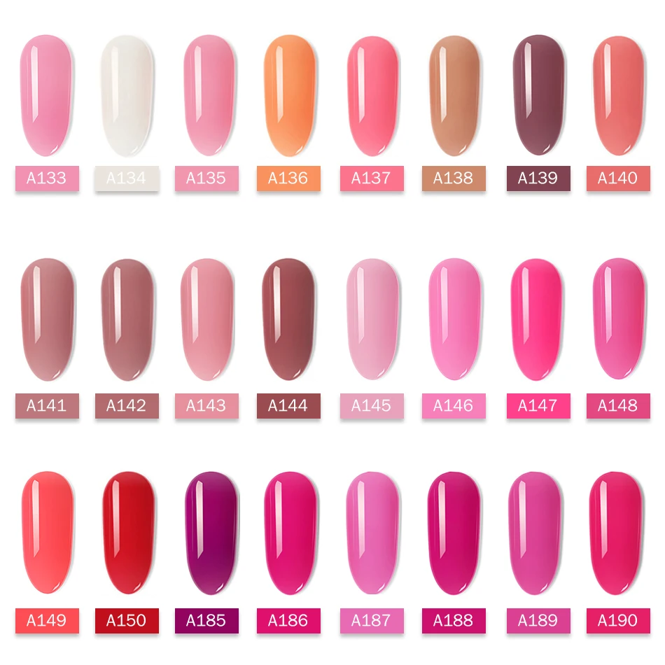 ROHWXY نقع قبالة هلام البولندية مسمار الفن تصميم 48 اللون 15 مللي الهجين جيل للأظافر ورنيش UV LED طويلة الأمد مسمار الورنيش ل مانيكير