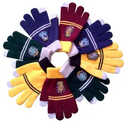 Поттер сенсорная перчатка Гриффиндор/Слизерин/Ravenclaw/Hufflepuff Harri's Badge Gloves