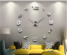 Luxury DIY 3D font b Wall b font font b Clock b font Modern Design Large