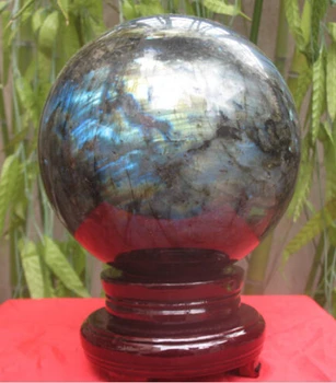 

$Nice$ 6000g NATURAL Labradorite Crystal Sphere Ball Gem Stone reiki