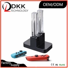 Зарядное устройство для док-станции Колыбель для nintendo Switch 4 Joy-Con светодиодный индикатор показывает состояние зарядки 4 в 1 зарядная док-станция для NS