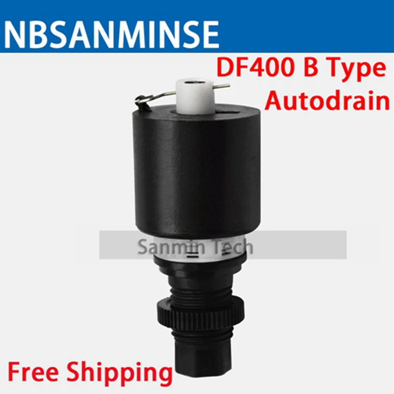 NBSANMINSE DFR M5 1/8 1/4 3/8 1/2 3/4 1 фильтр Регулятор один блок frl воздушный Источник оборудования блоки воздушный компрессор части - Цвет: DF400BType Autodrain