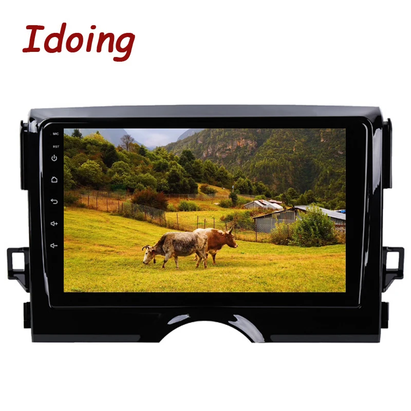 Perfect Idoing 9"4G+64G 2.5D IPS Screen Octa Core 1 Din Car Radio Android 8.0 Multimedia Player Fit Toyota Reiz 2011-2016 GPS Navigation 4