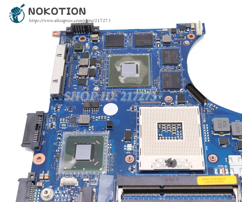 NOKOTION для lenovo ideapad Y400 Материнская плата ноутбука 14 дюймов QIQY5 NM-A141 основная плата HM76 DDR3 GT650M видео карты
