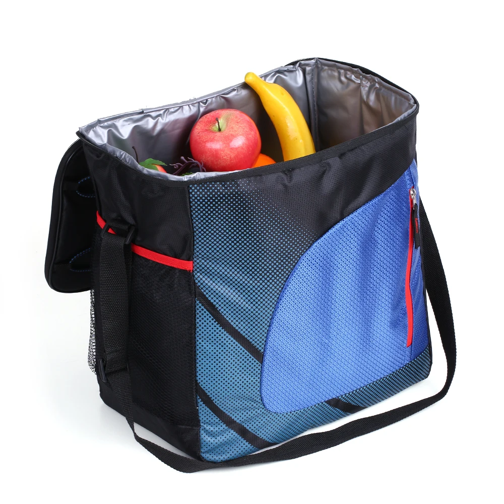 28L Heat Insulation Thermal Bag Car Refrigerator Picnic Insulated Cooler Bag Adjustable Shoulder