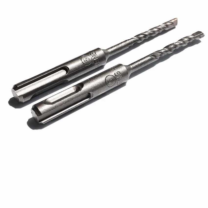 

Free shipping of 2PCS 5.5*110mm Solid alloy Tip SDS Plus Round Shank 4 hollow hammer Drill Bits for home decoration DIYer