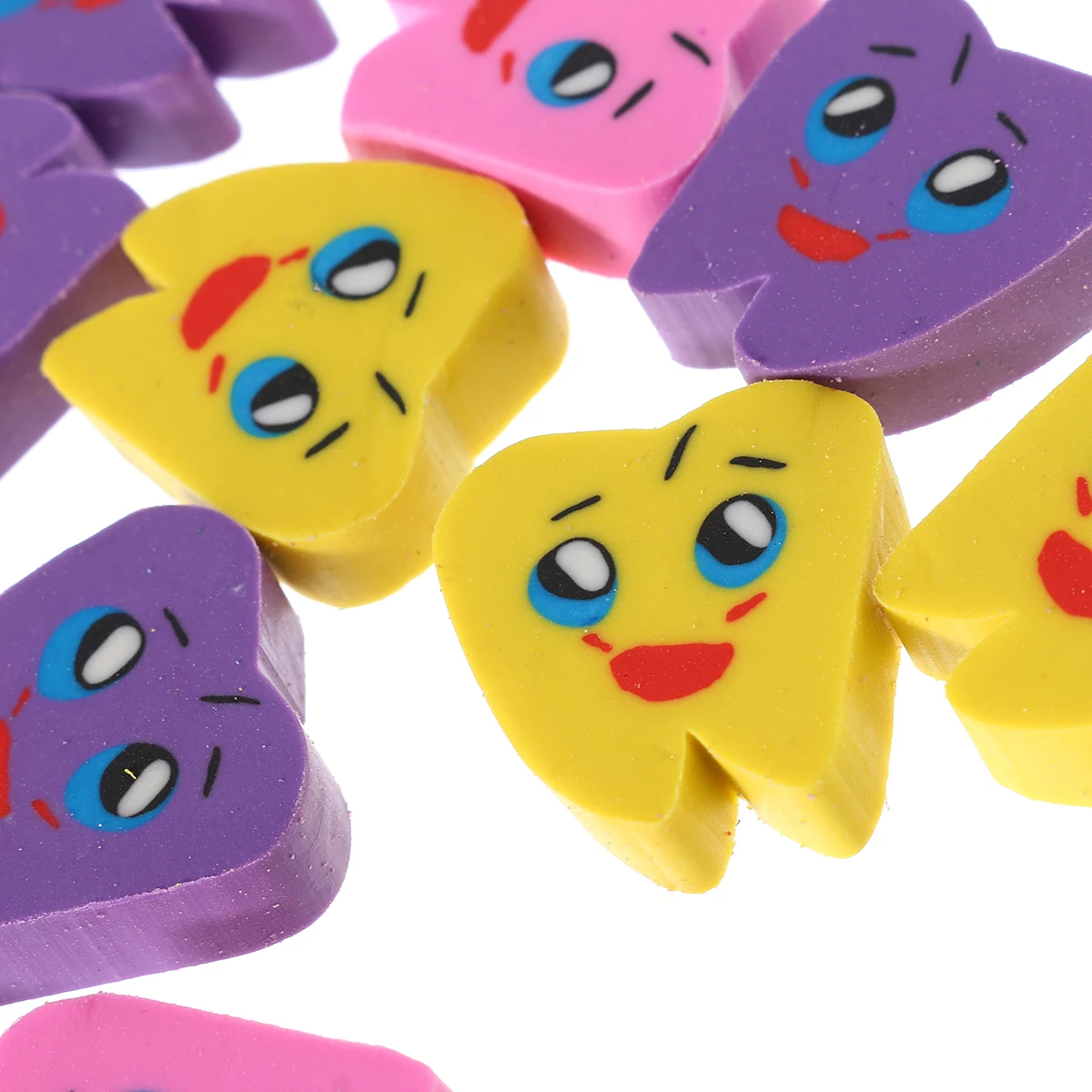50pcs/bag Molar Tooth Shaped Rubber Erasers Lovely Oral Dentist Dental Clinic School Gift Cute Supplies 2.1*2.1cm Random Color 50pcs/bag Molar Tooth Shaped Rubber Erasers Lovely Oral Dentist Dental Clinic School Gift Cute Supplies 2.1*2.1cm Random Color